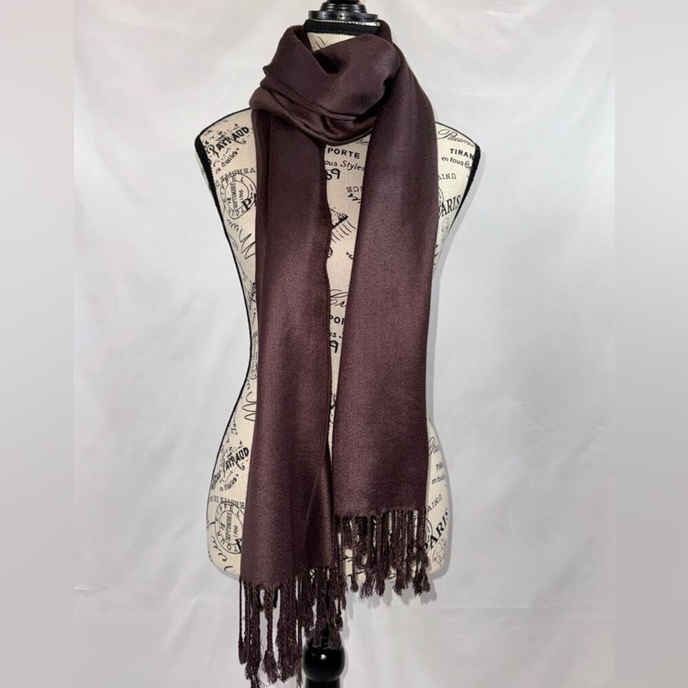 EUC: Gorgeous Brown Long Oblong Scarf